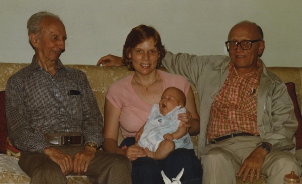 Carl Sr-Carl Jr-Karen-Eva 1980