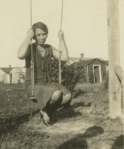 Grossy on swing