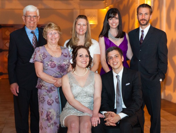 The Curtners with the bride and groom - February 18, 2012