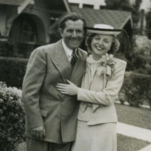 Pearl and Arthur on their wedding day (1940)